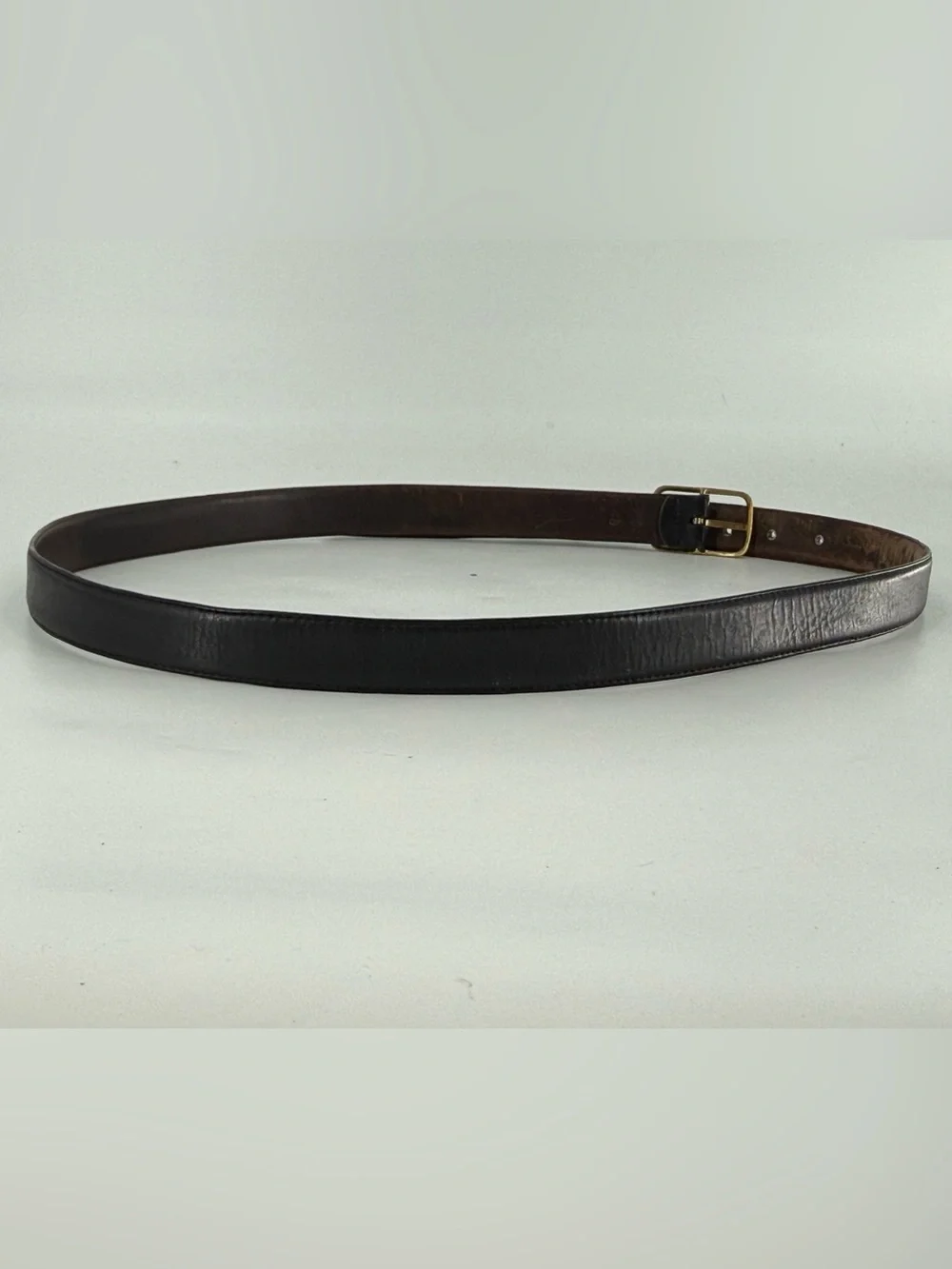 Vintage Reversible Leather Worn Distressed Belt 46